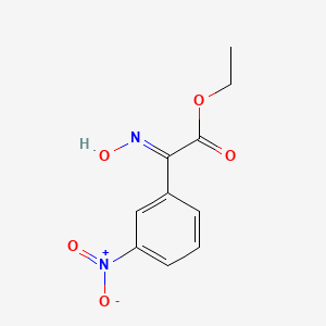 Ethyl (2E)-2-hydroxyimino-2-(3-nitrophenyl)acetate