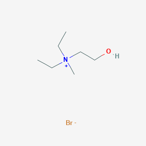 molecular formula C7H18BrNO B3395444 N,N-Diethyl-2-hydroxy-N-methylethan-1-aminium bromide CAS No. 5455-95-8