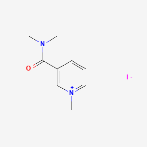 molecular formula C9H13IN2O B3395457 3-(Dimethylcarbamoyl)-1-methylpyridinium iodide CAS No. 58287-38-0