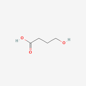 molecular formula C4H8O3 B3395463 4-Hydroxybutanoic acid CAS No. 591-81-1