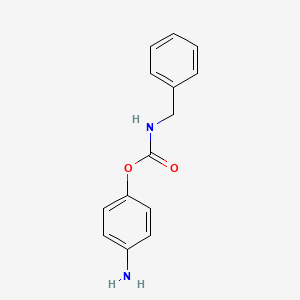 molecular formula C14H14N2O2 B3395467 4-Aminophenyl benzylcarbamate CAS No. 59257-16-8