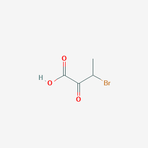 molecular formula C4H5BrO3 B3395473 3-Bromo-2-oxobutanoic acid CAS No. 61964-74-7