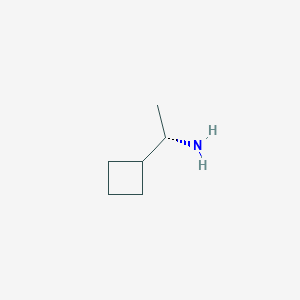 molecular formula C6H13N B3395516 (S)-1-cyclobutylethanaMine CAS No. 677743-98-5