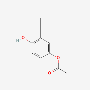 molecular formula C12H16O3 B3395553 4-Acetoxy-2-tert-butylphenol CAS No. 717-47-5