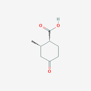 cis-2-Methyl-4-oxocyclohexane-1-carboxylic acid