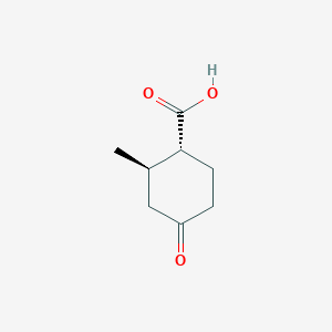 trans-2-Methyl-4-oxocyclohexane-1-carboxylic acid