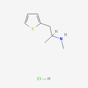 molecular formula C8H14ClNS B3395574 Methiopropamine Hydrochloride CAS No. 7464-94-0