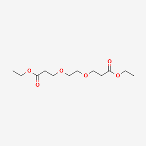 molecular formula C12H22O6 B3395584 Diethyl 3,3'-[Ethane-1,2-diylbis(oxy)]dipropionate CAS No. 75315-97-8