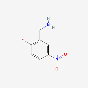 (2-Fluoro-5-nitrophenyl)methanamine