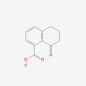 8-Oxo-5,6,7,8-tetrahydronaphthalene-1-carboxylic acid