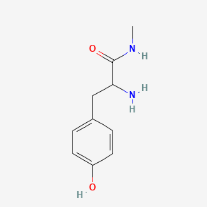 molecular formula C10H14N2O2 B3395606 2-amino-3-(4-hydroxyphenyl)-N-methylpropanamide CAS No. 78891-97-1