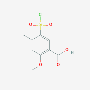 5-(chlorosulfonyl)-2-methoxy-4-methylBenzoic acid