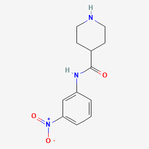 N-(3-Nitrophenyl)piperidine-4-carboxamide