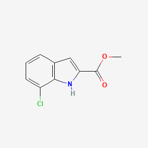 molecular formula C10H8ClNO2 B3395687 methyl 7-chloro-1H-indole-2-carboxylate CAS No. 940960-50-9