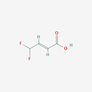 molecular formula C4H4F2O2 B3395694 4,4-Difluoro-but-2-enoic acid CAS No. 944328-71-6