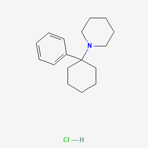 molecular formula C17H25N B3395718 Phencyclidine hydrochloride CAS No. 956-90-1