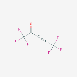 molecular formula C5F6O B3395719 1,1,1,5,5,5-Hexafluoropent-3-yn-2-one CAS No. 96102-06-6