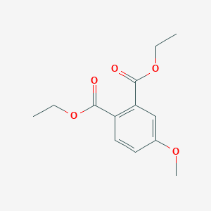 molecular formula C13H16O5 B3395723 Diethyl 4-methoxybenzene-1,2-dicarboxylate CAS No. 97025-36-0