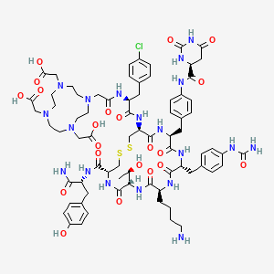 molecular formula C74H98ClN19O21S2 B3395747 DOTA satoreotide CAS No. 1039726-31-2