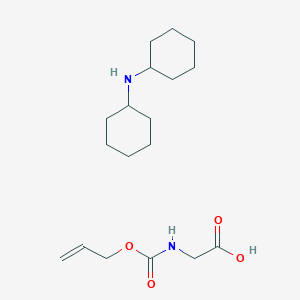 molecular formula C18H32N2O4 B3395774 Alloc-Gly-OH.DCHA CAS No. 110637-40-6