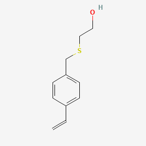molecular formula C11H14OS B3395787 2-{[(4-Ethenylphenyl)methyl]sulfanyl}ethan-1-ol CAS No. 129509-07-5
