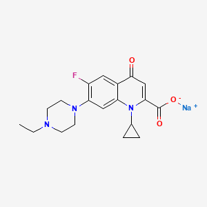 molecular formula C19H21FN3NaO3 B3395848 Enrofloxacin Sodium CAS No. 266346-15-0