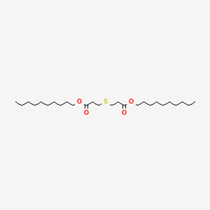 molecular formula C26H50O4S B3395880 3,3'-Thiobis(propionic acid decyl) ester CAS No. 4275-40-5
