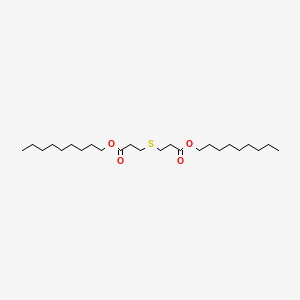 molecular formula C24H46O4S B3395886 3,3'-Thiobis(propionic acid nonyl) ester CAS No. 4335-67-5