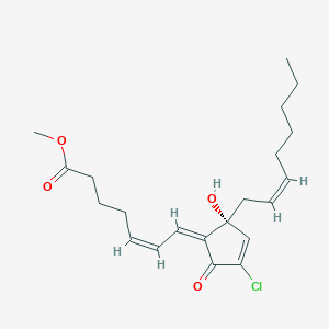 molecular formula C21H29ClO4 B033959 chlorovulone IV CAS No. 100201-69-2