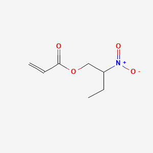 molecular formula C7H11NO4 B3395900 2-Nitrobutyl acrylate CAS No. 5390-54-5