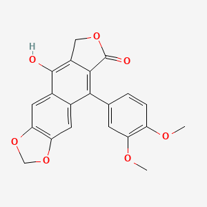 molecular formula C21H16O7 B3395907 Chinensinaphthol CAS No. 53965-06-3