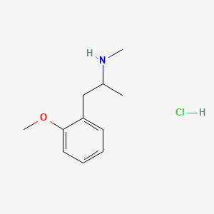 molecular formula C11H18ClNO B3395912 Methoxyphenamine hydrochloride CAS No. 5588-10-3