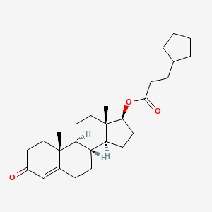 molecular formula C27H40O3 B3395929 Testosterone cypionate CAS No. 58-20-8