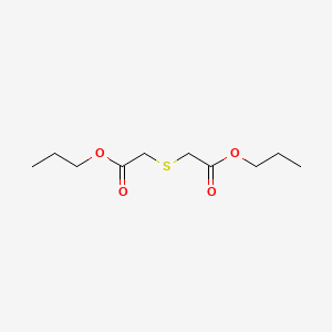 molecular formula C10H18O4S B3395935 Acetic acid, 2,2'-thiobis-, 1,1'-dipropyl ester CAS No. 58415-99-9
