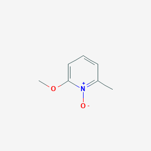 molecular formula C7H9NO2 B3395955 2-Methoxy-6-methyl-1-oxo-1lambda~5~-pyridine CAS No. 63071-04-5
