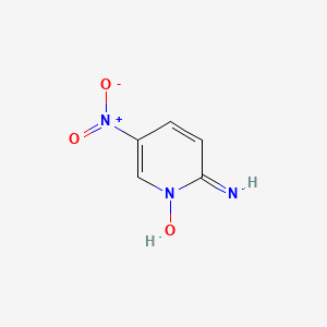 molecular formula C5H5N3O3 B3395965 2-氨基-5-硝基吡啶 1-氧化物 CAS No. 6654-74-6