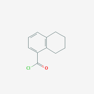 molecular formula C11H11ClO B033962 5,6,7,8-Tetrahydronaphthalene-1-carbonyl chloride CAS No. 110808-69-0