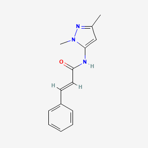 N-(1,3-dimethyl-1H-pyrazol-5-yl)cinnamamide
