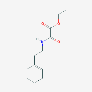 Ethyl [(2-cyclohex-1-EN-1-ylethyl)amino](oxo)acetate