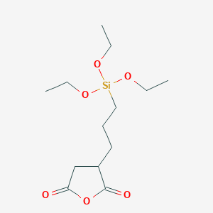 molecular formula C13H24O6Si B033966 2,5-Furandione, dihydro-3-[3-(triethoxysilyl)propyl]- CAS No. 93642-68-3