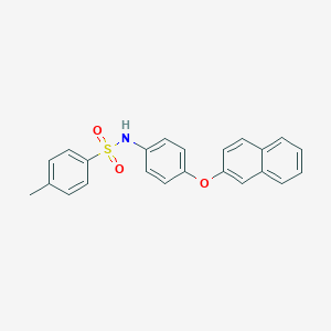 molecular formula C23H19NO3S B339663 4-methyl-N-[4-(2-naphthyloxy)phenyl]benzenesulfonamide 