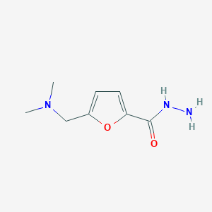 molecular formula C8H13N3O2 B033971 5-[(Dimethylamino)methyl]-2-furohydrazide CAS No. 103852-00-2
