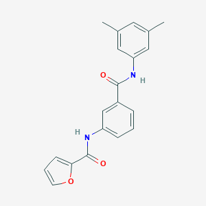 molecular formula C20H18N2O3 B339812 N-{3-[(3,5-dimethylanilino)carbonyl]phenyl}-2-furamide 