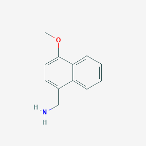 molecular formula C12H13NO B033984 1-Naphthalenemethanamine, 4-methoxy- CAS No. 101931-31-1