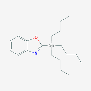molecular formula C19H31NOSn B033987 2-(Tributylstannyl)benzo[d]oxazole CAS No. 105494-68-6