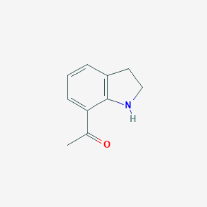 molecular formula C10H11NO B033993 1-(Indolin-7-yl)ethanone CAS No. 104019-19-4