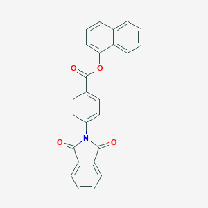 molecular formula C25H15NO4 B339947 Naphthalen-1-yl 4-(1,3-dioxoisoindol-2-yl)benzoate 