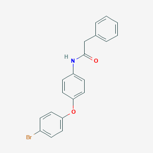 molecular formula C20H16BrNO2 B339964 N-[4-(4-bromophenoxy)phenyl]-2-phenylacetamide 