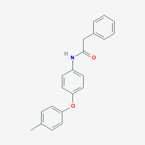 molecular formula C21H19NO2 B339966 N-[4-(4-methylphenoxy)phenyl]-2-phenylacetamide 