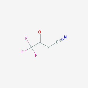 molecular formula C4H2F3NO B033999 4,4,4-Trifluoro-3-oxobutanenitrile CAS No. 110234-68-9